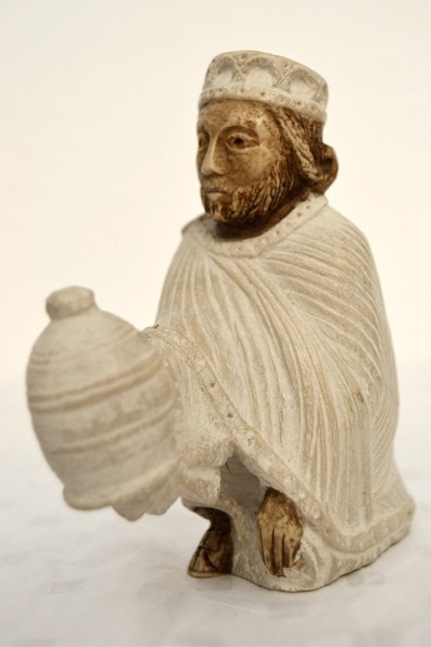 Persian Wise Man in Pyrenean Stone - Crèche Series d'Autun