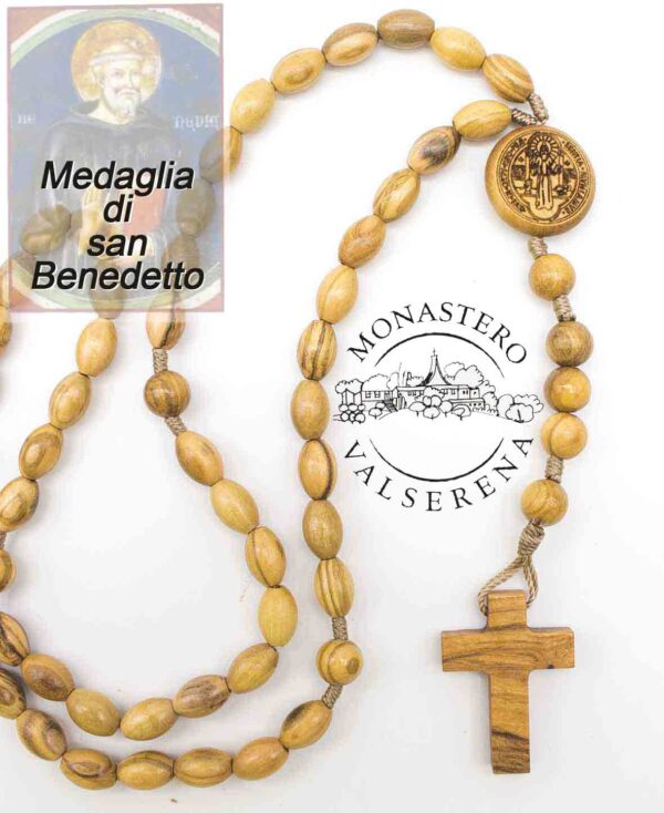 Rosario con "medaglia" San Benedetto-Monache Cistercensi Valserena
