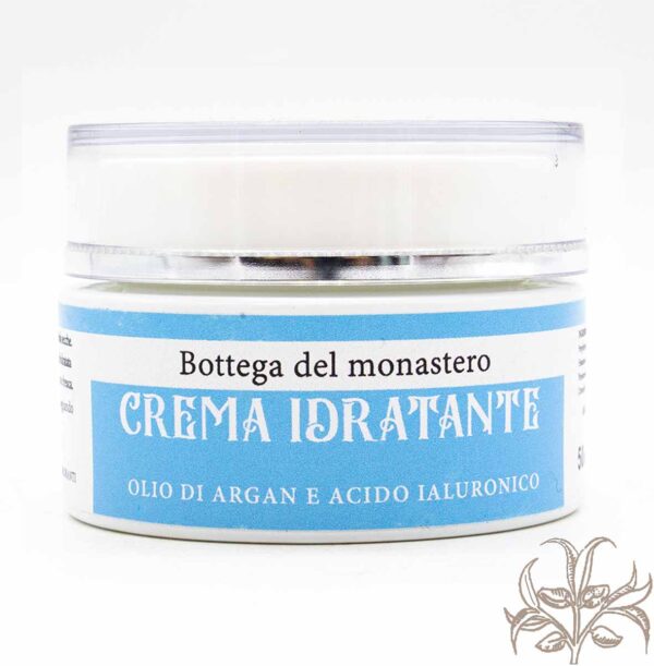 Crema idratante - Olio di argan e acido ialuronico - 50ml - Bottega del Monastero